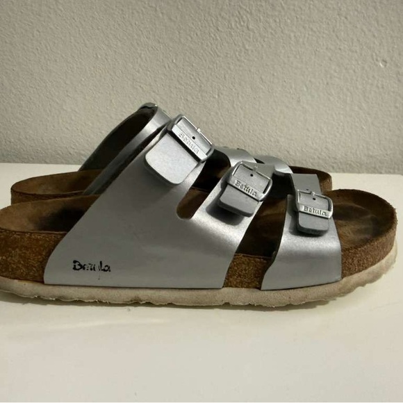 Betula by birkenstock Elegant Silver Women's Sandals - Picture 3 of 7